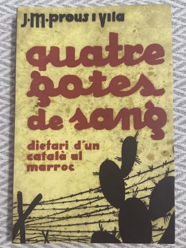 Portada del libro de Quatre gotes de sang