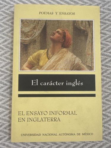 Portada del libro de El carácter inglés. El ensayo informal en Inglaterra