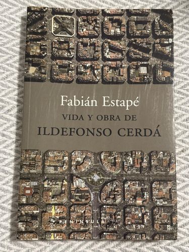 Portada del libro de Vida y obra de Ildefonso Cerdá
