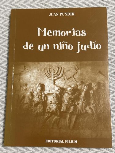 Portada del libro de Memorias de un niño judío