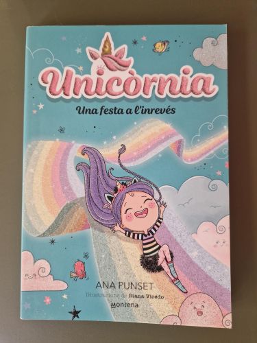Portada del libro de Unicòrnia 2 - Una festa a l'inrevés