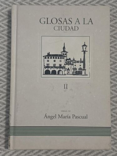 Portada del libro de Glosas a la ciudad II