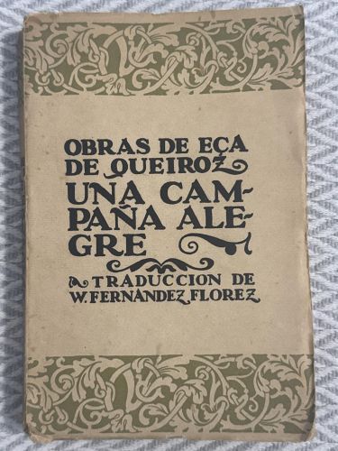 Portada del libro de Obras de Eça de Queiroz. Una campaña alegre