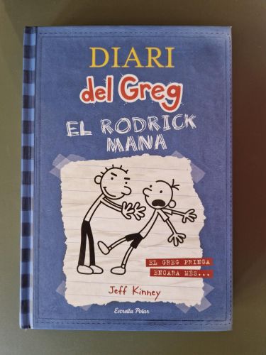 Portada del libro de Diari del Greg 2. El Rodrick mana