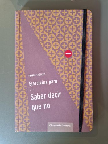 Portada del libro de Ejercicios para saber decir que no