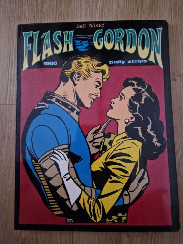 Portada del libro de Flash Gordon. Daily strips 1980. Collana New Comics Now 52
