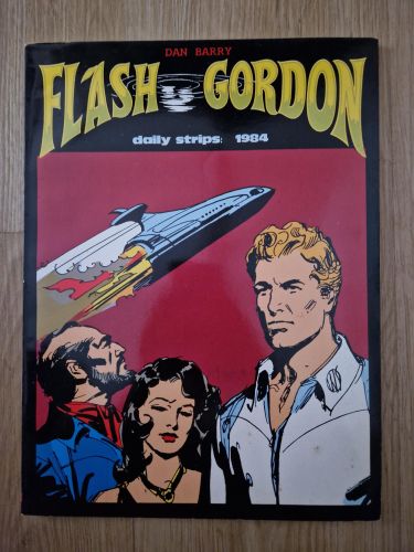 Portada del libro de Flash Gordon. Daily strips 1984. Collana New Comics Now 126