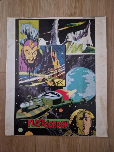 Portada del libro de Flash Gordon. Collana Grandi Avventure. 