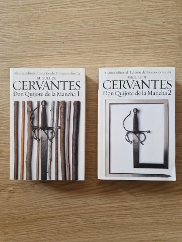 Portada del libro de Don Quijote de la Mancha. Tomos 1 y 2