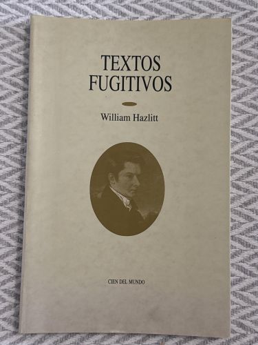Portada del libro de Textos fugitivos