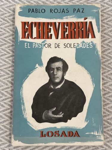 Portada del libro de Echeverría. El pastor de soledades