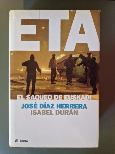 Portada del libro de ETA. El saqueo de Euskadi