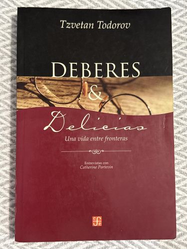 Portada del libro de Deberes & delicias.  Una vida entre fronteras