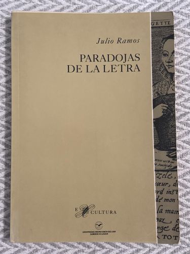 Portada del libro de Paradojas de letra