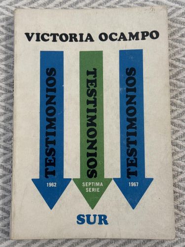 Portada del libro de Testimonios. Séptima serie 1962-1967