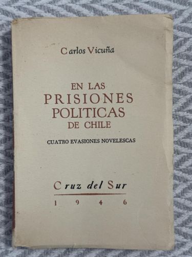 Portada del libro de En las prisiones políticas de Chile