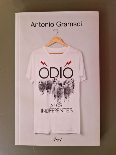 Portada del libro de Odio a los indiferentes