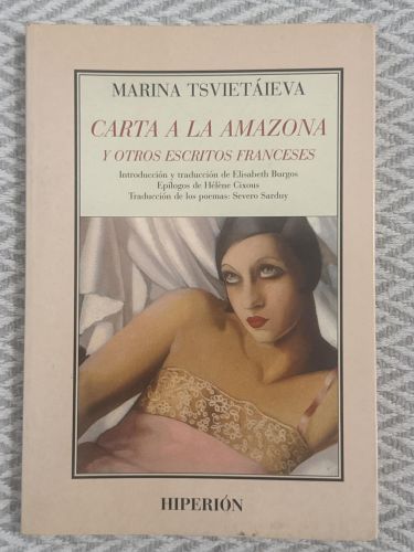 Portada del libro de Carta a la Amazona y otros escritos franceses