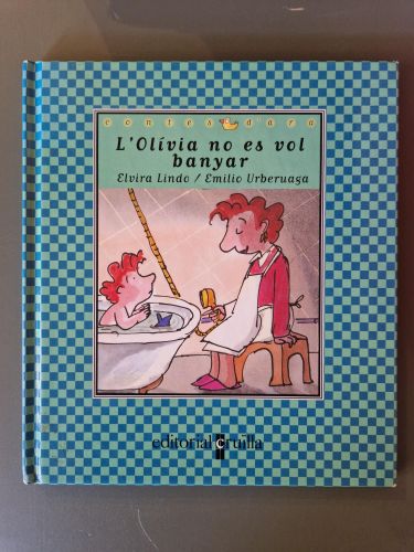 Portada del libro de L'Olívia no es vol banyar