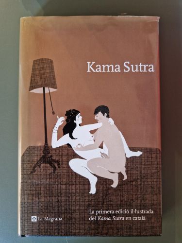 Portada del libro de Kama Sutra (Primera edició il·lustrada del Kama Sutra en català)