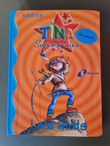 Portada del libro de Tina Superbruixa i els indis