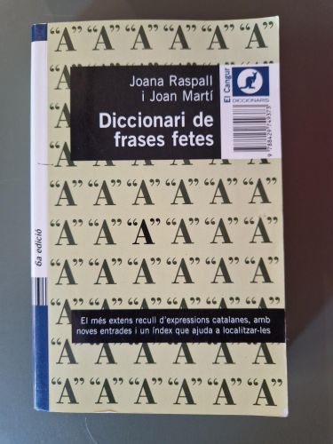 Portada del libro de Diccionari de frases fetes