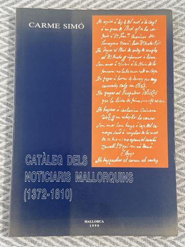 Catàleg dels noticiaris mallorquins (1372-1810)