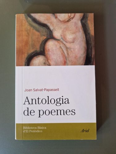 Portada del libro de Antologia de poemes