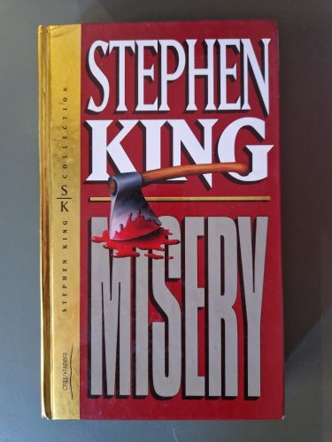 Portada del libro de Misery (Stephen King)