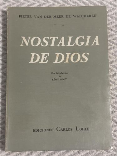 Nostalgia de Dios