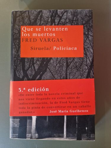 Portada del libro de Que se levanten los muertos