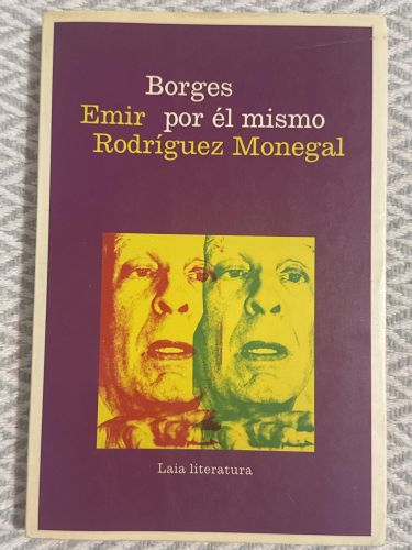 Portada del libro de Borges por él mismo