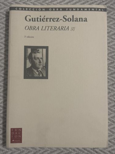 Portada del libro de Obra literaria I
