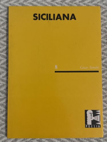 Portada del libro de Siciliana. César Simón