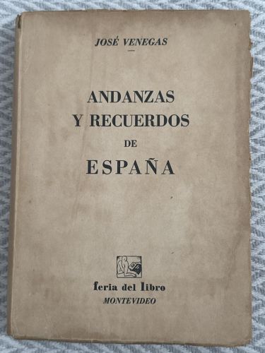 Portada del libro de Andanzas y recuerdos de España