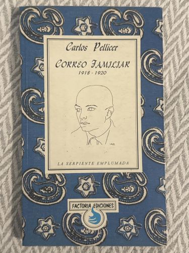 Portada del libro de Correo familiar 1918-1920