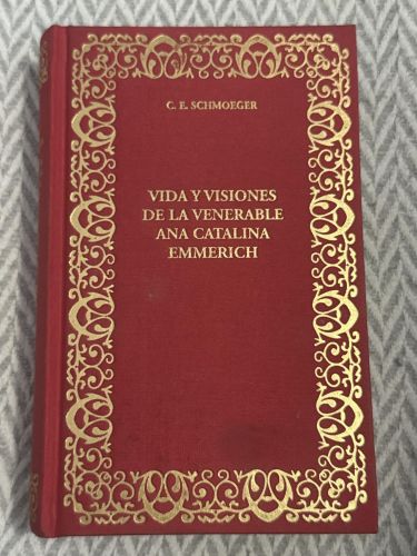 Portada del libro de Vida y visiones de la venerable Ana Catalina Emmerich