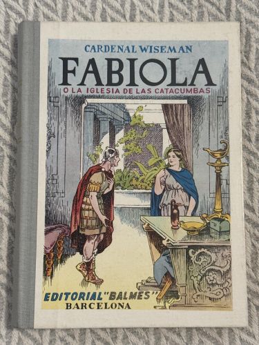 Portada del libro de Fabiola o la iglesia de la catacumbas