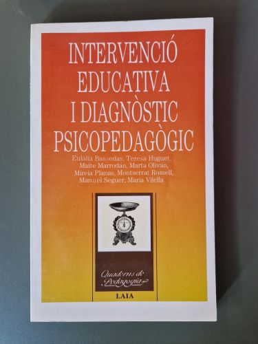 Portada del libro de Intervenció educativa i diagnòstic psicopedagògic (Descatalogat)