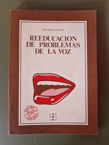 Portada del libro de Reeducación de problemas de la voz