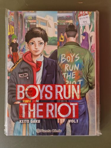Portada del libro de Boys Run the Riot nº 01